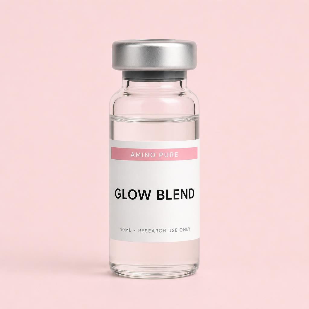 GLOW Research Peptide Blend product packaging